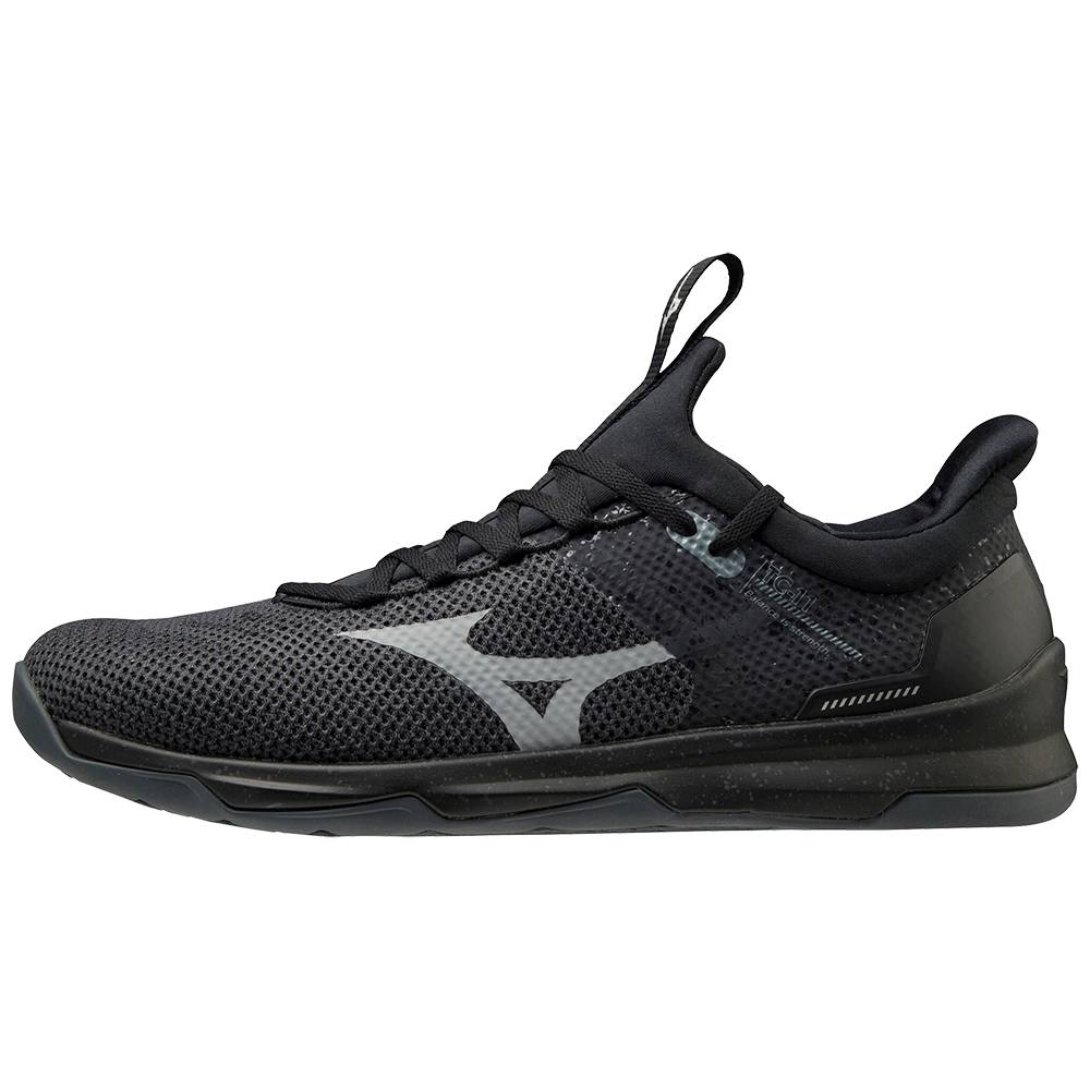 Mens Mizuno TC-11 Training Shoes Dark Grey/Black Philippines (KFLQYM986)